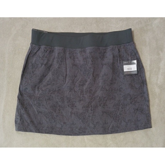 Eddie Bauer Pants - NWT Eddie Bauer Womens Skort Skirt Gray Size 14 Pockets Stretchy Travex Flexico